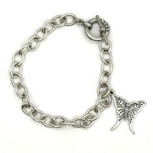 Lagos Silver Butterfly Charm Bracelet